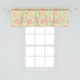thumbnail image 2 of Ambesonne Colorful Window Valance, Flowers Polka Dots, 54" X 18", Multicolor, 2 of 3