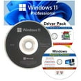 thumbnail image 1 of Windows 11 Professional 64 Bit OEM DVD & Drivers Pack & Registry Cleaner DVD. 3PK, 1 of 5