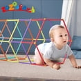 thumbnail image 5 of Zozoplay Straw Constructor Stem Building Toys 400 piezas Pajitas y conectores Juegos de construcción Habilidades motoras coloridas Juguetes de ingeniería de plástico entrelazados Los mejores juguetes, 5 of 5