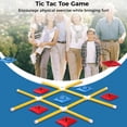 thumbnail image 4 of Giant Tic Tac Toe Game, PVC Framed Bean Bag Toss Game Across Yard Outdoor & Indoor Game for Adults & Kids Family Friends(4ft x4ft), 4 of 6