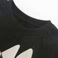 thumbnail image 4 of Bunny T Shirt For Kids Girls Easter Short Sleeve Summer Round Neck Top For Toddler And Little Girls #Black 6-7 Years, 4 of 6