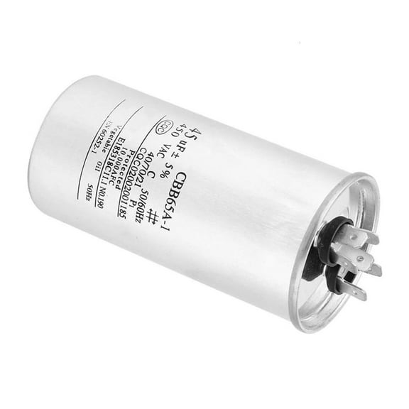 Air Conditioning Capacitor 450V with Simple Setuping Starting Capacitor 45uF Capacitor Suitable for Home Repairing