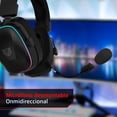 thumbnail image 2 of Audifonos Diadema Gamer BALAM RUSH AEON EXPERT HS1100 Inalambrico USB 2.4 GHz/BT 5.3 Microfono Desmontable Sonido 7.1 RGB Negro negro, 2 of 5