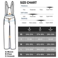 thumbnail image 7 of Little Donkey Andy Women's Skiing Bibs Fleece Lined Snow Pants, Winter Water-Repellent Snowboard Pants with Suspenders Navy L, 7 of 7