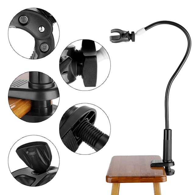 Soporte de Secador de Cabello, Capacitacia de Abrazadera para la Mesa de Aseo Con Gato de Perro Mascota, 360 Grados Ajustables