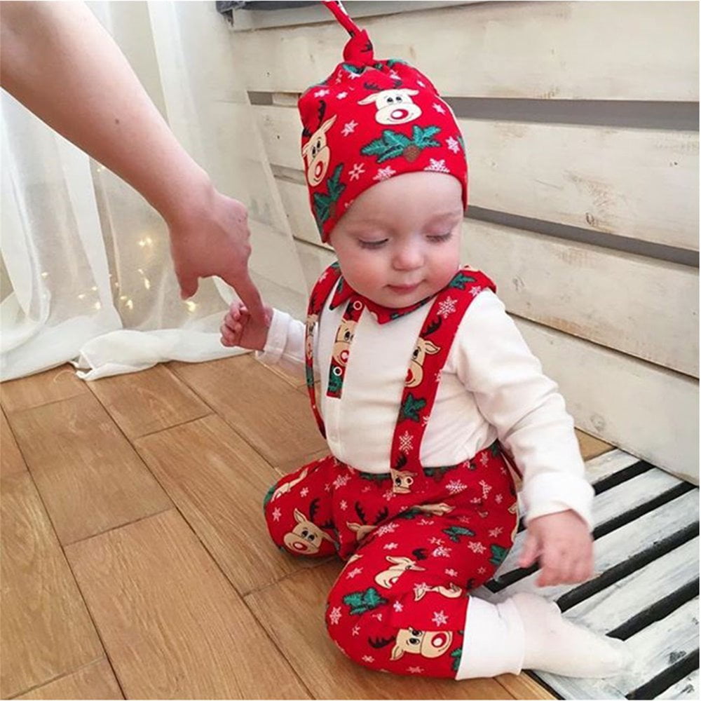 Vêtements Chapeau Bebe Garcon Mois Mon Premier Noël Nouveau-Né