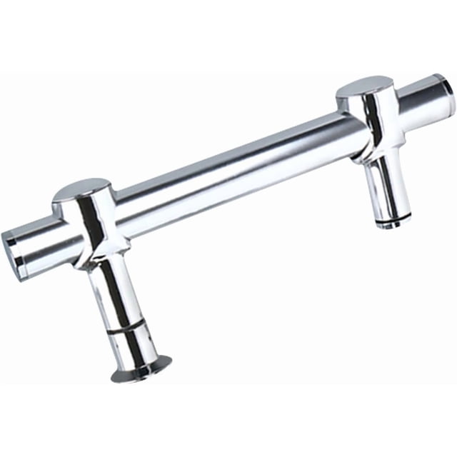 Poignée de Porte de Douche en Acier Inoxydable, Barre de Serrage Réglable pour Porte Vitrée de Salle de Bain, Finition Polie, Ensembles de Poignées de Porte de Remplacement pour Porte Latérale Simple (Taille : 250 mm)