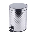 thumbnail image 1 of Jessar - Poubelle à Pédale, Capacité de 5 Litres, Fermeture en Douceur, Argent, 1 of 2
