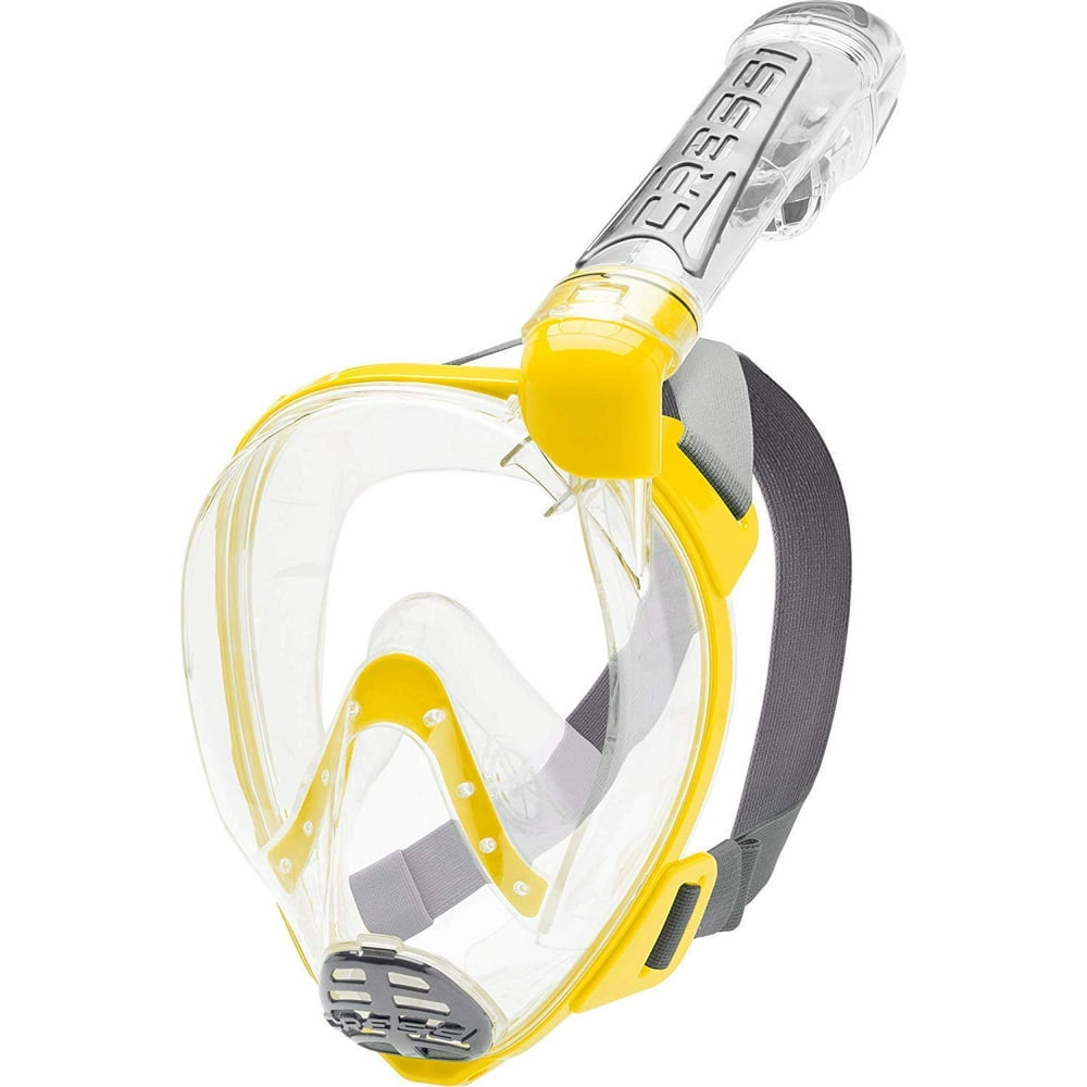 Cressi - Cressi Duke Dry Full Face Mask - CLEAR/YELLOW M/L - Walmart ...