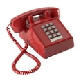 thumbnail image 3 of Teléfono con cable Strade Teléfono de diseño retro Rojo, 3 of 8