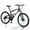 Black, variant on 26 inch Mountain Bike for Men and Women, 21-Speed Mountain Bicycle with Dual Suspension and Aluminum Alloy Frame, 85% Assembled, Grey