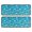 Excavator and Crane Blue Pattern, variant on Excavator and Crane Blue Pattern Anti Fatigue Kitchen Rugs Set Of 2, Non Slip Washable Decorative Floor Mats for Sink Laundry and Home Use, 17"x47"