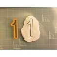 thumbnail image 2 of Number One in Comic Font Cookie Cutter- Fast Shipping - Sharp Edges - Exceptional Quality, 2 of 3