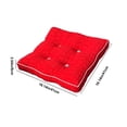 thumbnail image 3 of Clearance Outdoor Cushions, Cushion for Outdoor Chair, 16x16 in Dining Chair Pads Out Door Cushions, Chair Seat Cushion Pads(Red), 3 of 6