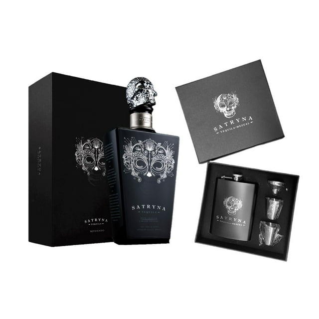 Tequila Satryna Cristalino 750ml + Licorera Satryna
