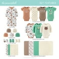 thumbnail image 4 of The Peanutshell Newborn Baby Layette Gift Set for Baby Boys, Woodland Animals, 23 Essential Pieces, 0-3 Months, 4 of 6