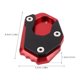 thumbnail image 2 of Houderco Base Estabilizadora Para Caballete Lateral De Motocicleta Aluminio Rojo Fácil Instalación Con Tornillos, 2 of 7
