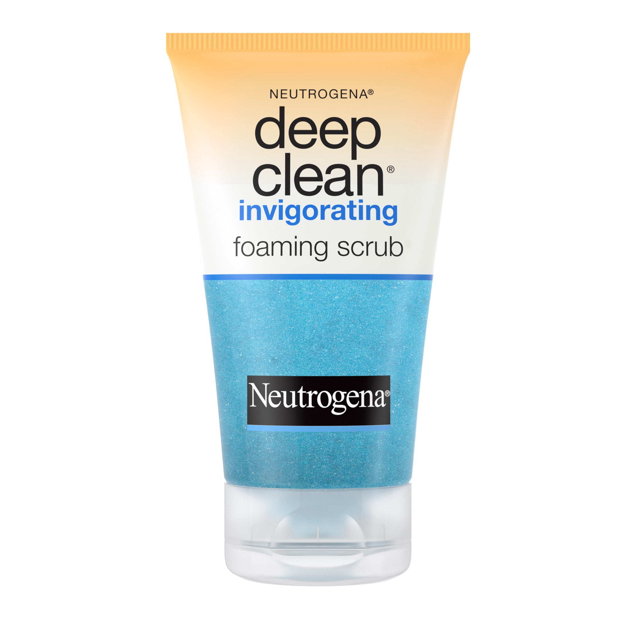 (2 pack) Neutrogena Deep Clean Invigorating Foaming Gel Face Scrub, 4.2 fl. oz