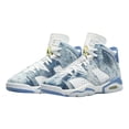 thumbnail image 3 of Big Kid's Jordan 6 Retro "Washed Denim" Wht/Dutch Blue-Citron Tint (DM9045 100) - 4, 3 of 8