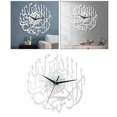 thumbnail image 3 of Modern Contemporary Islamic Arabic Calligraphy clocks for kitchen large Wall Clock Decor Gift White, 3 of 8