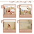 thumbnail image 4 of Organizador de ropa para muñecas WALLFID plegable con 15 perchas y varilla, 4 of 6