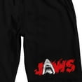 thumbnail image 2 of Jaws Great White Title Logo Men's Black Lounge Shorts-XXL, 2 of 5