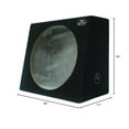 thumbnail image 2 of Absolute USA SAG15 Heavy Duty Sealed Back-Angle Single 15-Inch Subwoofer Enclosure Box, 2 of 2