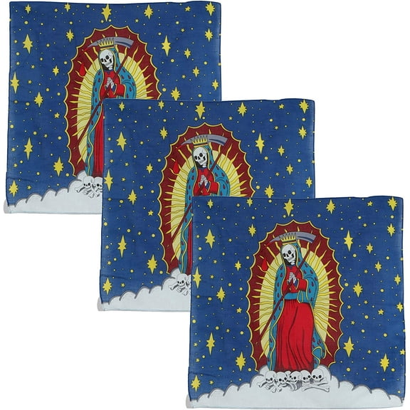 Motique Accessories Print Design Bandana - Set of 3 (Angel of Death)