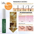 thumbnail image 5 of Suero de crecimiento rápido de pestañas, potenciador de cejas de pestañas naturales de 7 días, productos de tratamiento de pestañas más largas y gruesas, maquillaje para el cuidado de los ojos, 5 of 5