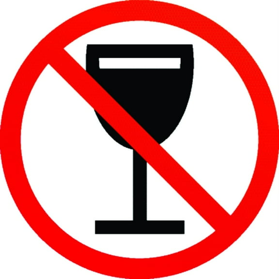 Custom Wall Decal No Drinking - Boys Bed Room - - Vinyl Wall Sticker : 8 X8"