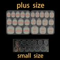 thumbnail image 3 of 1200 pcs(50 Sheets) Plus Sizes Gel il Glue for Press On ils: il Adhesive Tabs Ultra Thin & Waterproof il Stickers for Fake ils Double Side Jelly il Sticky Tabs Suitable for more Americans, 3 of 5
