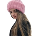 thumbnail image 2 of SAYOO Women Winter Warm Knitted Hat Solid Color Classic Cuffed Beanie Fashion Wild Stretchy Soft Skull Caps, 2 of 2