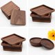 thumbnail image 5 of Worallymy Cuadrado Cuenco Redondo Tetera Manteles Individuales Té Taza de Café Pad Mesa de Hogar Posavasos de Madera Resistente al Calor Worallymy JD735801584, 5 of 7