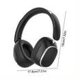 thumbnail image 3 of Wireless Headphones, Bluetooth Headphones Wireless Earbuds Full Earmuffs Newly Bluetooth 5.4 Head Mounted Intelligent Noise Reduction Long Battery Life 60 Hours of Playback Time(Black), 3 of 6