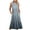 Blue#1, variant on Viikei Women's Fit and Flare Sleeveless Dress,Ladies' Round Neck Sleeveless Mid Calf Double Pocket Printed Dress Gray L