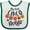 White and Green, variant on Inktastic My First Cinco De Mayo Flowers Boys or Girls Baby Bib