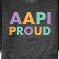 thumbnail image 3 of Instant Message - AAPI Proud - Men's Crew Neck Fleece Pullover, 3 of 6