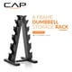 thumbnail image 3 of Soporte de pesas para mancuernas CAP Barbell A-Frame, carbono, 200 kg, 3 of 7