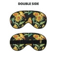 thumbnail image 2 of Naloa Sunflowers And Bird Print Sleep Mask for Sleeper, Light Blocking Sleeping Eye Mask for Women Men, Eye Shade with Adjustable Strap for Travel, Nap,Meditation, 2 of 7