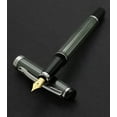 thumbnail image 3 of Xezo Incognito™ Diamond-Cut Lacquered Brass Fountain Pen (Fine Nib) - Zinc Green, 3 of 5