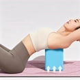thumbnail image 5 of High Density Dual Color EVA Yoga Block, Wear Resistant Non-slip Foam Auxiliary Brick, Fitness Helper for Dancing Leg Stretching Body Shaping Home Sports Daily Training Use, Blue, 5 of 6