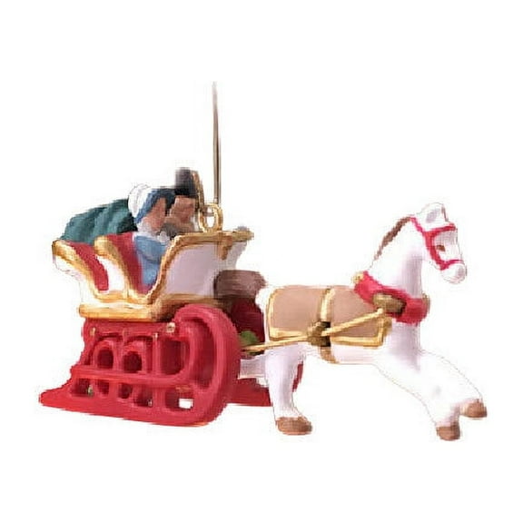 2001 Dashing Through the Snow (Minature) Hallmark Keepsake Christmas Tree Ornament - QXM5335