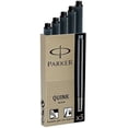 thumbnail image 2 of 1950324 Parker Quink Ink Rollerball Ink Pen Refill, Medium, Blue, Pack of 6, 2 of 4