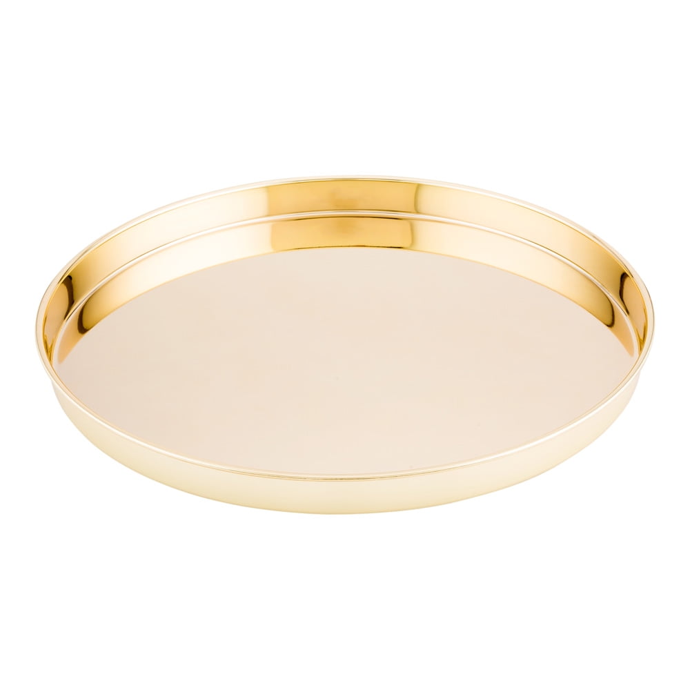 Bar Lux Gold-Plated Stainless Steel Serving Tray - 12 1/2