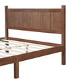 thumbnail image 5 of MODERNLUXE Full Size Platform Bed with Headboard & Footboard,Solid Wood Bed Frame with Under Bed Storage for Teens Adults Guests, Easy Assembly, Dark Walnut, 5 of 8