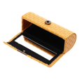 thumbnail image 2 of PU Leather Single Lipstick Case Holder Holder Purse Lipstick Storage Box w/Mirror for Purse Yellow, 2 of 9