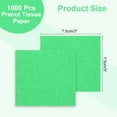 thumbnail image 2 of Uxcell 1000 Pcs 3 Inch Tissue Paper Squares Light Green Tissue Squares Table Confetti Colorful Tissue Paper Bulk, 2 of 7