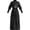 Black, variant on Chinese Traditional Hanfu Outfit Set Swordsman Martial Arts Polyester Suit