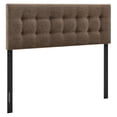 thumbnail image 2 of Emily Fabric Upholstered Full Size Headboard in Mocha, 2 of 8