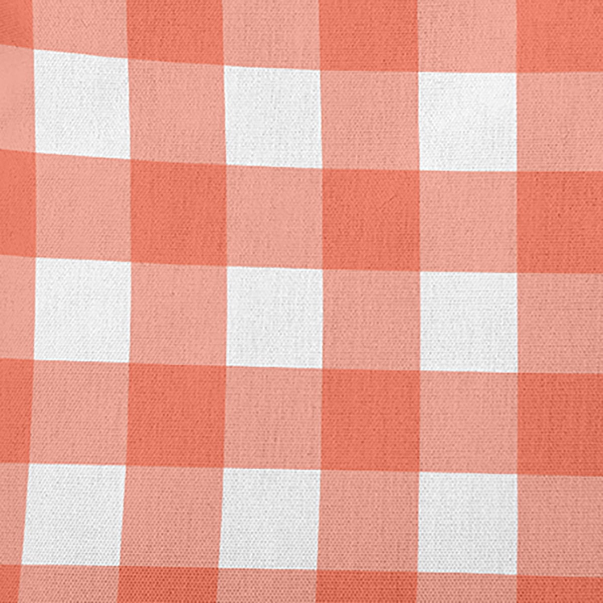 20" x 14" Simply Daisy Gingham Plaid Polyester Indoor/Outdoor Pillow, Harvest Orange Qty 1